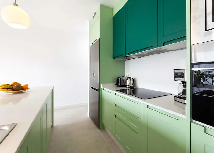 公寓 Tabaybas 7 Beachfront Pool Sea Views By Bayside 卡门港